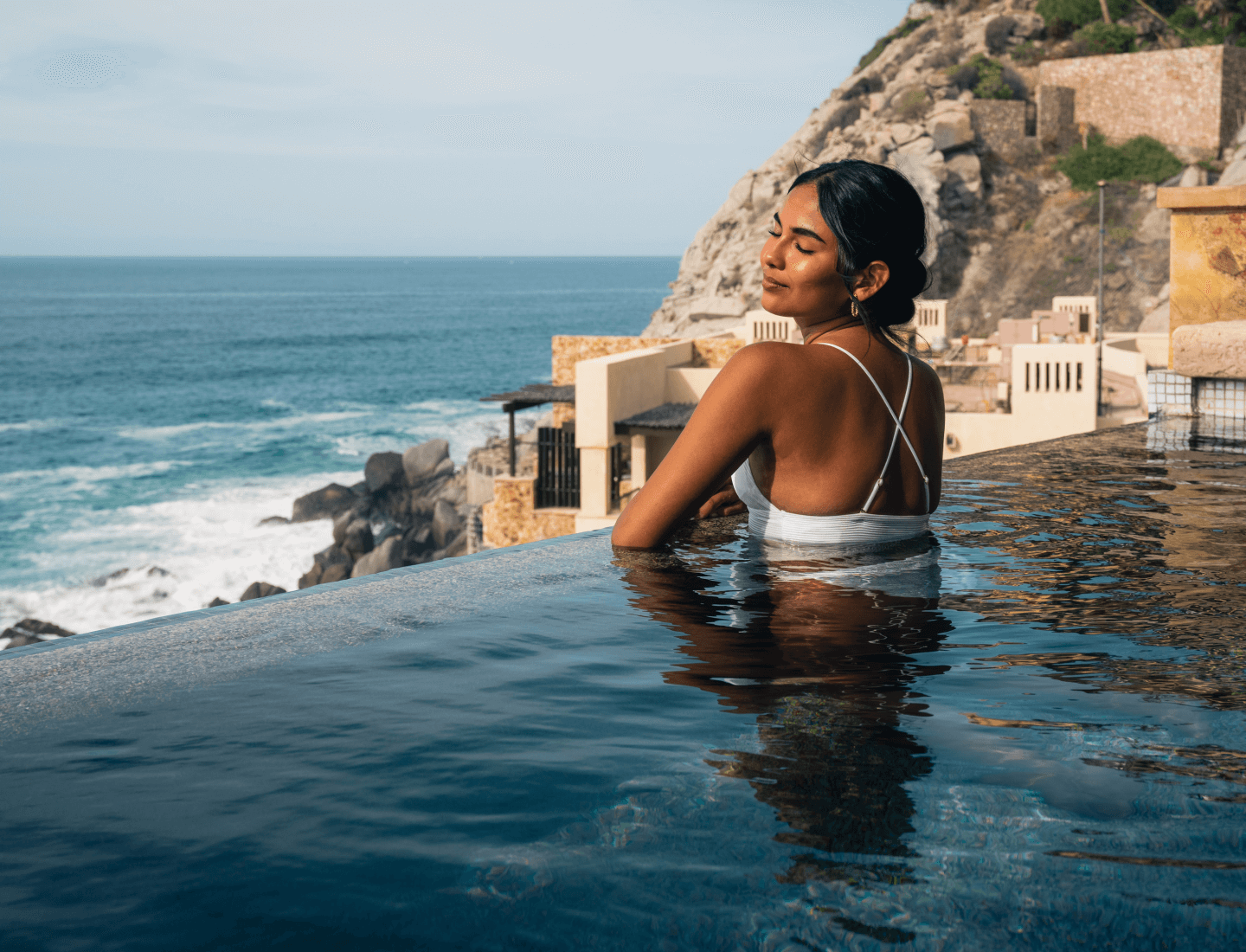 infinity plnge pool on the room terrace - Picture of Waldorf Astoria Los  Cabos Pedregal, Cabo San Lucas - Tripadvisor